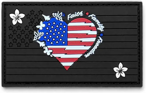Miniatura 39 de Parche táctico – 1776 FAFO Original 3D PVC Morale Patch – Parches patrióticos estadounidenses resistentes de Estados Unidos para militares, policía