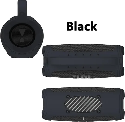 Miniatura 4 de JCHPINE Funda de Silicona para Altavoz Bluetooth Portátil JBL Charge 5, Soporte de Piel Protectora para Accesorios de Altavoz JBL Charge 5