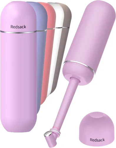 Miniatura 9 de Bidé portátil para viajes y campamentos, botella peri manual de mano para higiene femenina, 3 sellos a prueba de fugas, rociador extensible con Caqui