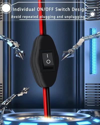 Miniatura 2 de YEZriler Adaptador de encendedor de cigarrillos de 10 pies y 16 AWG para cargador de batería, arnés de cable de carga para encendedor de cigarrillos