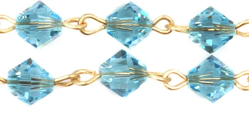 Miniatura 4 de Rosario de oración católica de cristal austriaco y piedras preciosas - Incluye bolsa de rosario, cómo rezar el rosario, significado de la piedra