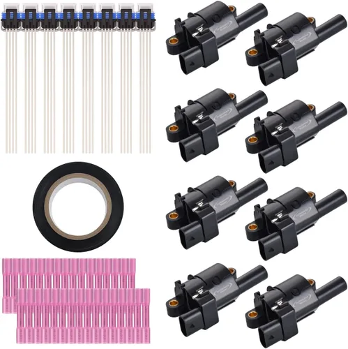 Miniatura 42 de Juego de 4 bobinas de encendido y conector hembra arnés de enchufe compatible con Infiniti Frontier Altima Versa Sentra NV200 Rogue FX50 QX60 QX70