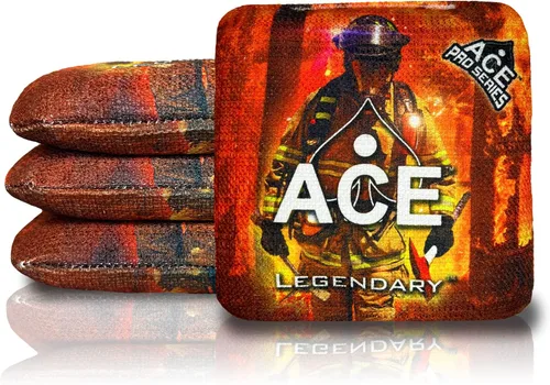 Miniatura 29 de Legendario Bolsos Cornhole ACE Pro + Kits PRO De doble lado, resbaladizos y pegajosos para todo clima Bolsa de descanso opcional y estuche