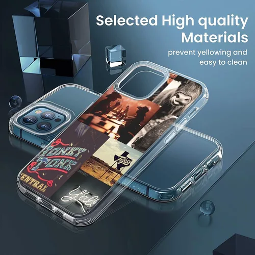 Miniatura 4 de Funda compatible con iPhone 12 Pro Max, funda retro vaquera vaquera country chic collage estético para iPhone para hombres y mujeres, regalo a