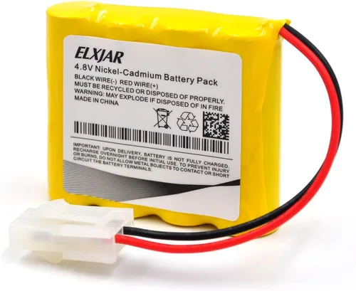 Miniatura 2 de Paquete de 2 baterías Ni-CD de 4.8 V 1200 mAh con conector 5557 y cable de carga USB para juguetes RC electrodomésticos, equipos de iluminación