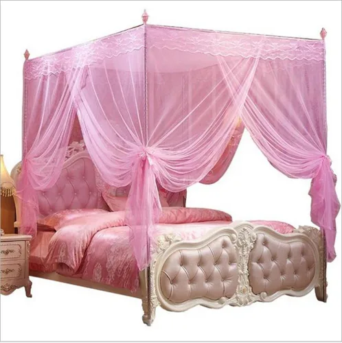Miniatura 4 de cortina para cama de 4 esquinas, diseño de princesa
