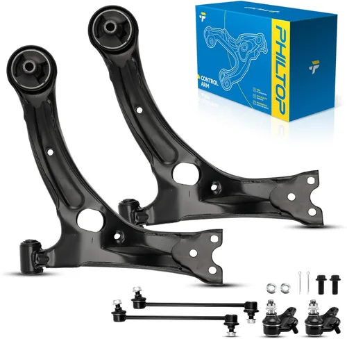 Miniatura 161 de PHILTOP Kit de suspensión delantera de 10 piezas, brazos de control inferiores con juntas de bola, eslabones de extremo de barra estabilizadora