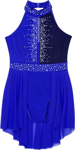 Miniatura 45 de CHICTRY Kids Girls Sparkly Rhinestone Ballet Gymnastics Leotards Modern Lyrical Dance Costume