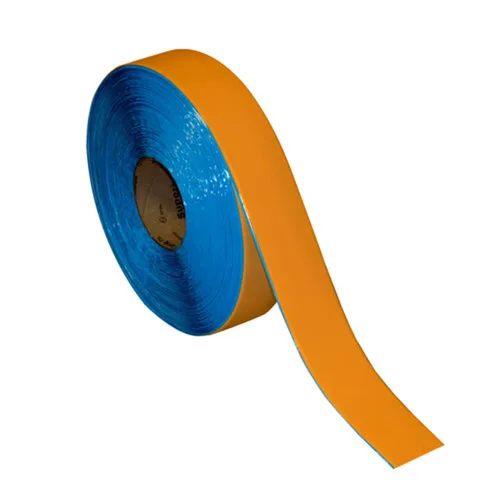 Miniatura 5 de SmartSign Cinta de marcado de suelo amarilla de 4 pulgadas x 100 pies, cinta de vinilo de 32 mil, cinta de seguridad de uso industrial