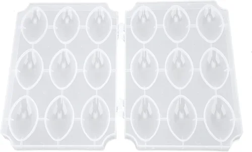 Máquina para hacer albóndigas, 9 rejillas manuales de pastel de carne casera, procesador de albóndigas para postres de pasteles fritos (transparente)