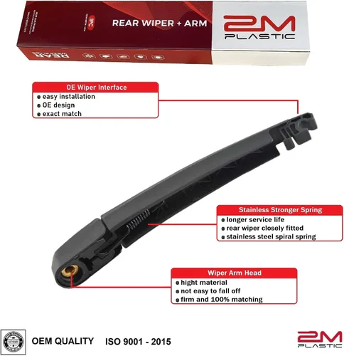Miniatura 3 de Reemplazo de estilo OEM de fábrica de limpiaparabrisas trasero para Kia SORENTO 2016-2020