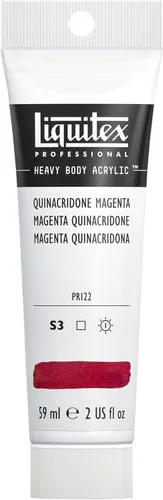 Miniatura 26 de Liquitex Pintura Acrílica Profesional de Cuerpo Pesado, Tubo de 2 oz (59ml), Rojo Fluorescente