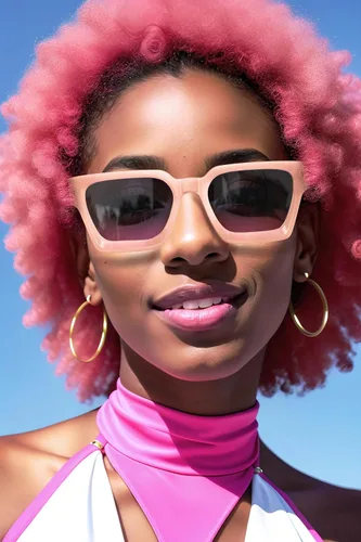 Miniatura 2 de VISOONE Moda 100% UV400 Protección Rectángulo TR90 Y2K Gafas de sol Accesorios para Mujeres Hombres RIVER, Carne de suelo/Gris Rosa