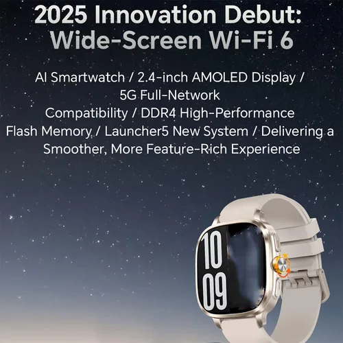 Miniatura 6 de Reloj inteligente para hombres y mujeres, reloj de fitness HD de 2.4 pulgadas con fotografía HD giratoria de 190°, resolución de 410 x 502