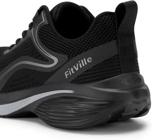 Miniatura 6 de FitVille Tenis de punta de acero mediana ancha para mujer, zapatos de punta de acero compuestos anchos a prueba de pinchazos, zapatos de trabajo