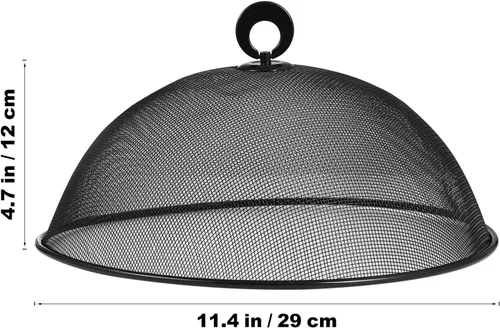 Miniatura 5 de Cubierta de malla para alimentos, de acero inoxidable, para mesa de comedor, tapa de alimentos, cubierta de platos, fundas reutilizables de malla