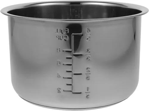 Miniatura 14 de Operitacx Olla de arrocera interior de 3 tazas/0.5L sin cocinar, olla de repuesto interior antiadherente compatible con olla arrocera de 1.5 L