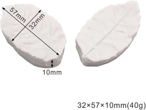 Miniatura 4 de Moldes de hojas de goma para pasta de goma, molde de silicona para pasta de goma de hojas de rosa, molde de arcilla para decoración de pasteles