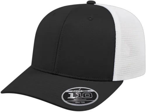 Miniatura 29 de Cap America i8502 Flexfit 110 Premium - Gorra de camionero de perfil medio con 6 paneles de malla trasera con protección UV y cierre ajustable Azul
