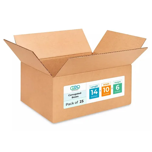 Miniatura 214 de IDL Packaging Paquete de 5 cajas de envío altas de 8 x 8 x 48 pulgadas, extra resistentes de 200 libras frente a caja regular, cajas de mudanza