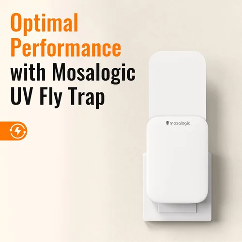 Miniatura 3 de Mosalogic - Trampas para Moscas de la Fruta para Interiores, Trampa de Mosquitos para la Casa, Área de Protección de 600 Pies Cuadrados, Trampa