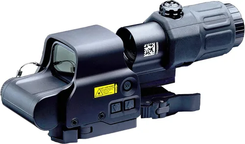 Miniatura 2 de 558 Green Red Dot Reflex Sight + G33 3X Lupa Combo, mira híbrida holográfica óptica con lupa G33, multiplicador de liberación rápida