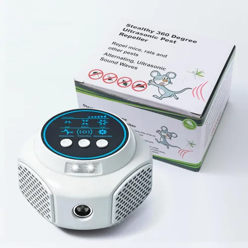 Repelente ultrasónico de plagas para interiores, trampas para ratones para el hogar, repelente de ratones, dispositivo ultrasónico, repelente de