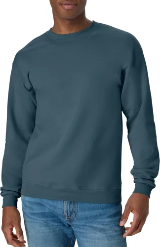 Miniatura 24 de Hanes EcoSmart - Sudadera de forro polar con cuello redondo para hombre, disponible en tallas grandes y altas, paquete de 1 o 2