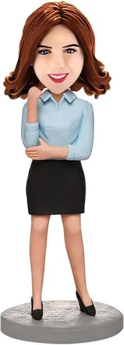 Miniatura 10 de Bobblehead personalizada para mujer, figura personalizada de Lady Boss de la foto, regalo de empoderamiento para mujeres, decoración de escritorio