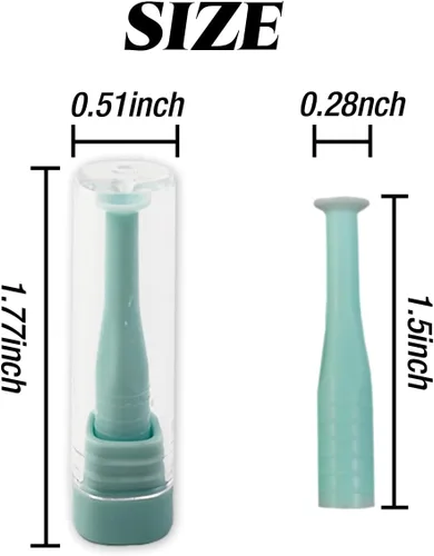 Miniatura 2 de ROYHOO 15PCS Hard Contact Lens Remover RGP PlungerInserter para lentes duras suaves Removedor de lentes de contacto (verde)