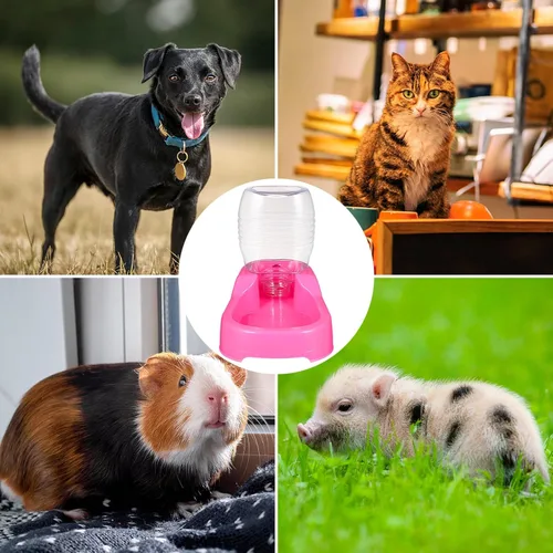 Miniatura 6 de Mipcase Puppy Supplies - Comedero de agua para perros, dispensador de agua para perros, grande, dispensador automático de agua para alimentos