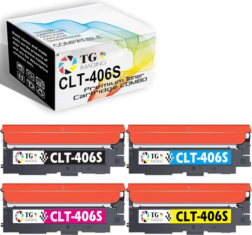 Cartucho de tóner compatible CLT-406S de repuesto para Samsung CLT406S 406S para impresora Xpress C460W CLP-360 CLP-365 CLP-365W CLX-3300 CLX-3305FW