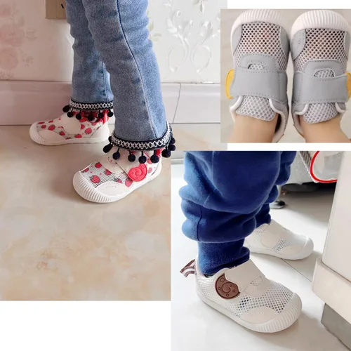 Miniatura 7 de OAISNIT Zapatos deportivos antideslizantes para bebés, niños y niñas, ligeros, suaves, para caminar y correr
