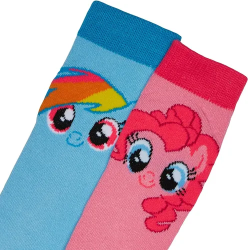 Miniatura 2 de Hasbro Calcetines altos a la rodilla para niñas My Little Pony 2 Pack