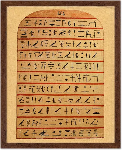 Miniatura 46 de Poster Master Póster astrológico clásico, impresión de ciencia vintage, regalo para artistas, amigos, el antiguo zodiaco de Egipto, rueda