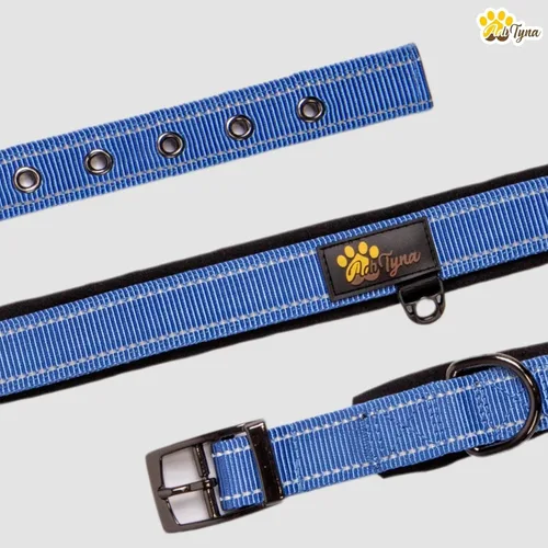 Miniatura 8 de ADITYNA Collares para perros pequeños, acolchados, de neopreno suave, ultra cómodos, reflectantes, resistentes, color azul