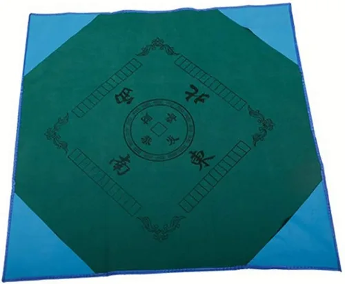Miniatura 2 de Funda de mesa plegable para mahjong, póker, juegos de cartas, juegos de mesa, juegos de azulejos, dominó, tapete de póquer antideslizante y de bajo