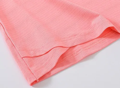 Miniatura 29 de Gopune Polo de golf con cuello en V para mujer, sin cuello, manga corta, ligera, de secado rápido, camisetas de tenis para correr