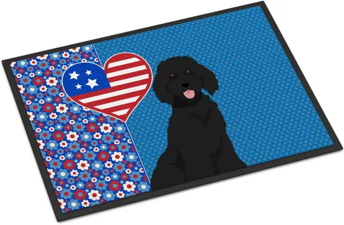 Miniatura 61 de Caroline's Treasures WDK5119JMAT Airedale Terrier USA - Tapete para interiores o exteriores, 24 x 36 pulgadas, tapete para puerta delantera