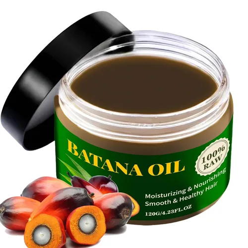Pasta de aceite de Batana para el tratamiento del crecimiento del cabello, Dr. Sebi prensado en frío crudo sin refinar 100% aceites de batana puros