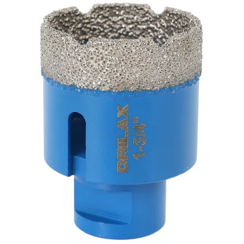 Miniatura 10 de Drilax Sierra perforadora de diamante de 1-1/2 pulgadas para amoladora angular, rosca de 5/8"-11, hormigón de porcelana de cuarzo de granito