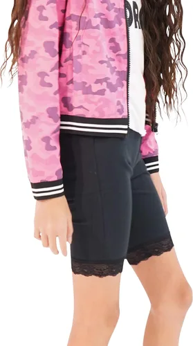 Miniatura 3 de KIDPIK 2 pantalones cortos de ciclismo con ribete de encaje para niñas