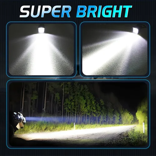 Miniatura 4 de Niwaker - Luces LED de 2 pulgadas, 2 unidades, 50 W, luminus, cubos LED, luz de trabajo, barra de luz de conducción todoterreno, luces antiniebla