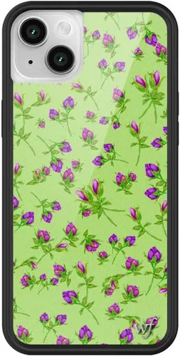 Miniatura 70 de Fundas Wildflower - Realización Par x Devon Lee Carlson, Compatible con Apple iPhone 13/14 Rojo, Ranas, Colaboración - Protector de goma negro
