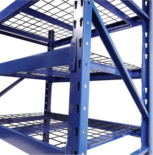 Miniatura 7 de Estanterías de almacenamiento para garaje Pro-Lift - Unidades de estanterías de alambre de metal ajustables de 4 niveles resistentes con capacidad