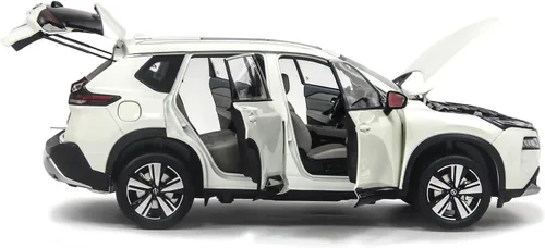 Miniatura 8 de PAUDI MODELO 1/18 Coche fundido a presión X-Trail Minicar 2022 para adultos Colección Regalo de cumpleaños Blanco