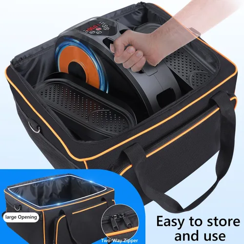 Miniatura 7 de Rsobl Bolsa de almacenamiento compatible con el ejercitador de pedales GUGTTR, máquina elíptica para debajo del escritorio, organizador ajustable