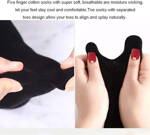 Miniatura 6 de HONOW Calcetines de algodón para correr de algodón para mujer (paquete de 56)