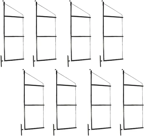 Miniatura 15 de Mytee Products Paquete de 2 Soportes de Estantería para Contenedores de Envío de 3 Niveles con 18"(P) x 60"(A) - Soportes de Estante de Acero