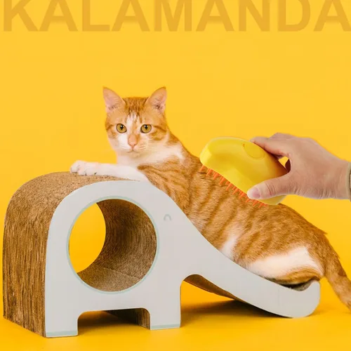 Miniatura 7 de Cepillo de vapor para gatos, limpiador de vapor para perros de 3 en 1, peine de aseo y masaje de silicona, cepillo de vapor para limpieza del pelo